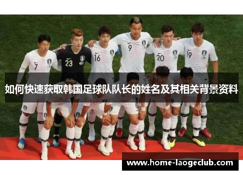 如何快速获取韩国足球队队长的姓名及其相关背景资料